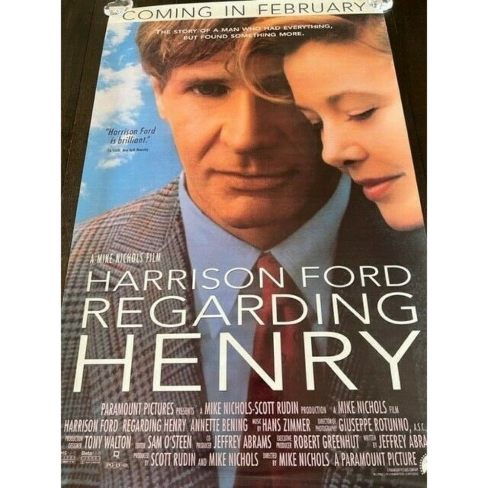 Movie Theater Cinema Poster vtg Lobby Card 1991 Regarding Henry Harrsion Ford